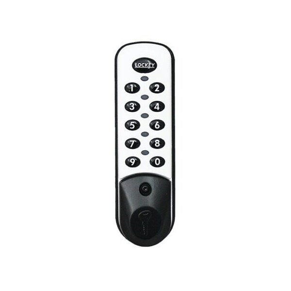 Digital Electronic Cabinet Lock For Wet/Chlorinated Areas Standard White Vertical